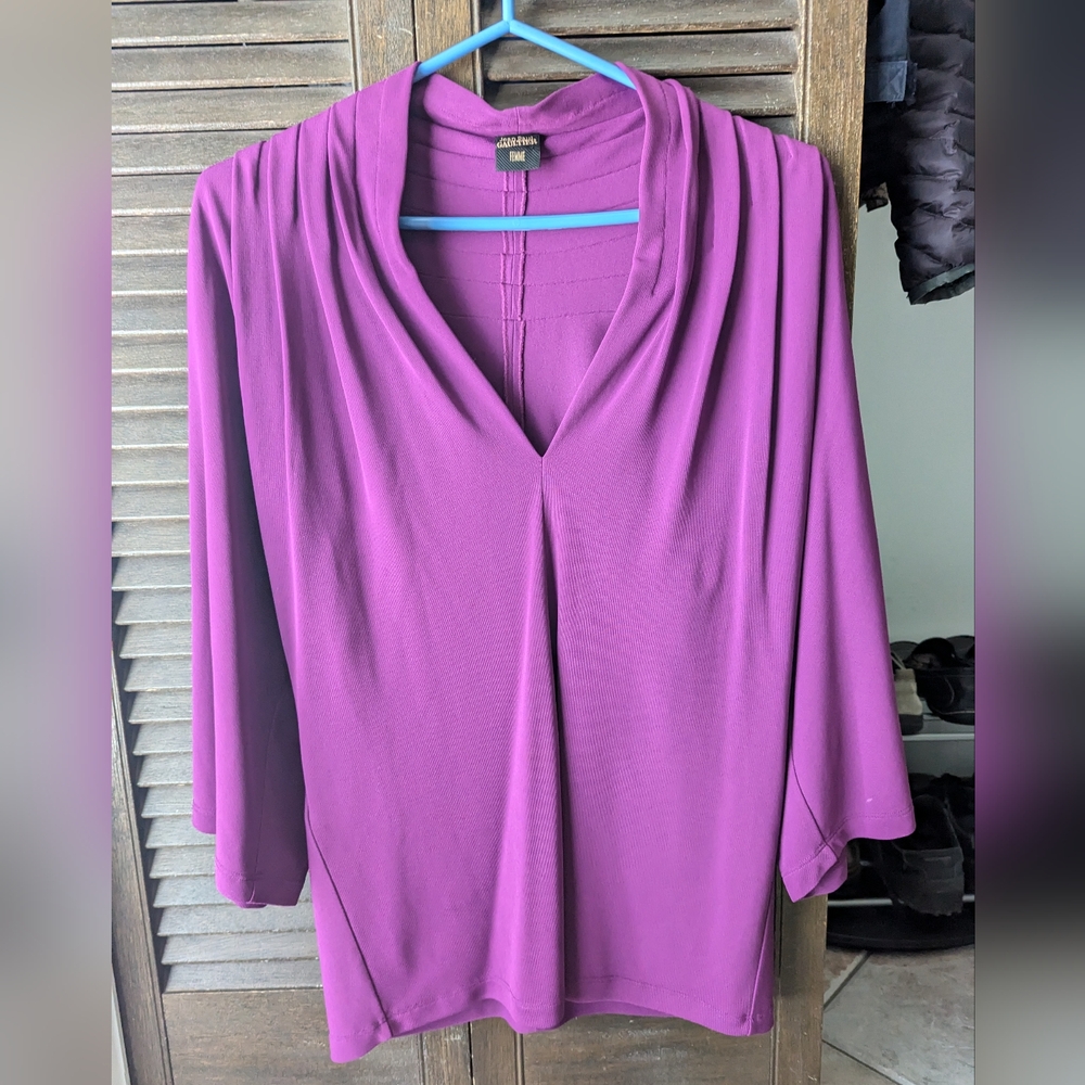Purple Jean Paul Gaultier Vintage 90s Blouse, size 8